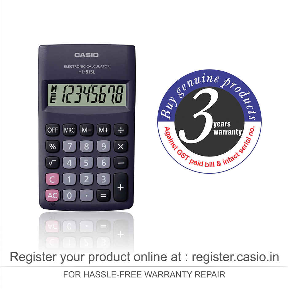 Casio HL-815L Portable Calculator