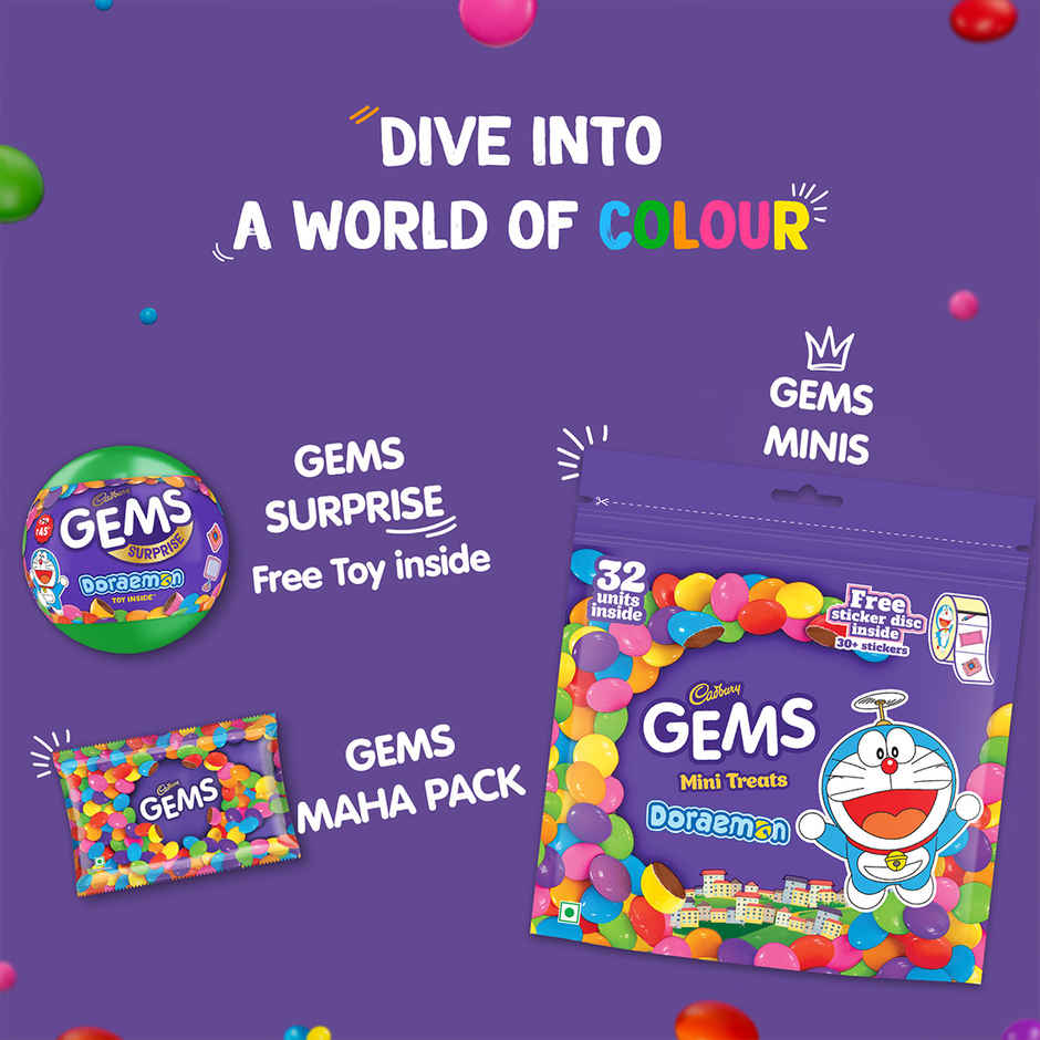 Cadbury Gems Chocolate Mini Treats Pack