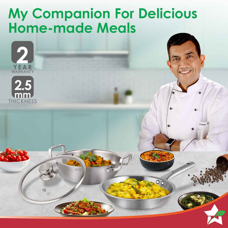 Wonderchef Stella Triply Stainless Steel Cookware Set