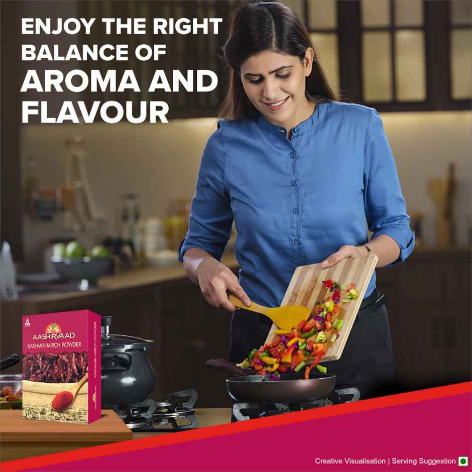 Aashirvaad Kashmiri Chilli Powder | Kashmiri Mirch