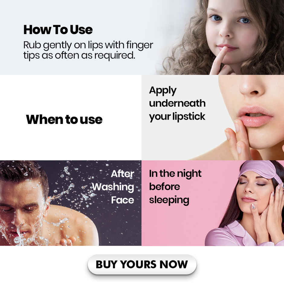 The Natural Wash Beetroot Lip Balm for Dry, Chapped Lips with Natural Ingredients for Soft Hydration