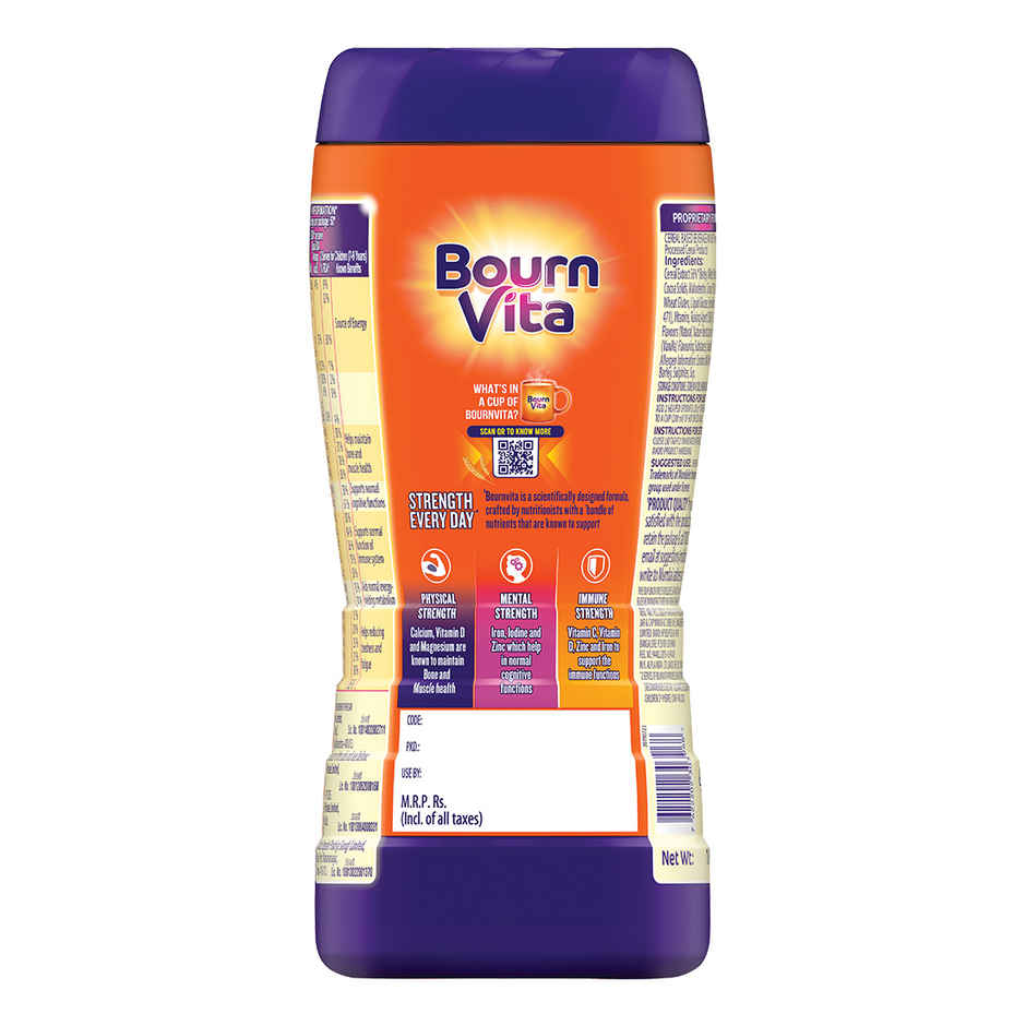 Cadbury Bournvita Chocolate Nutrition Drink Jar