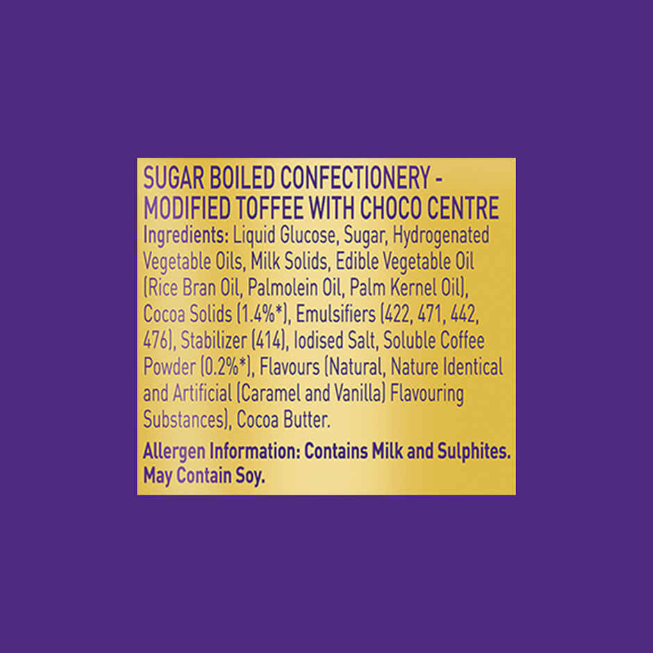 Cadbury Choclairs Gold Coffee Candy (100 candies) Combo
