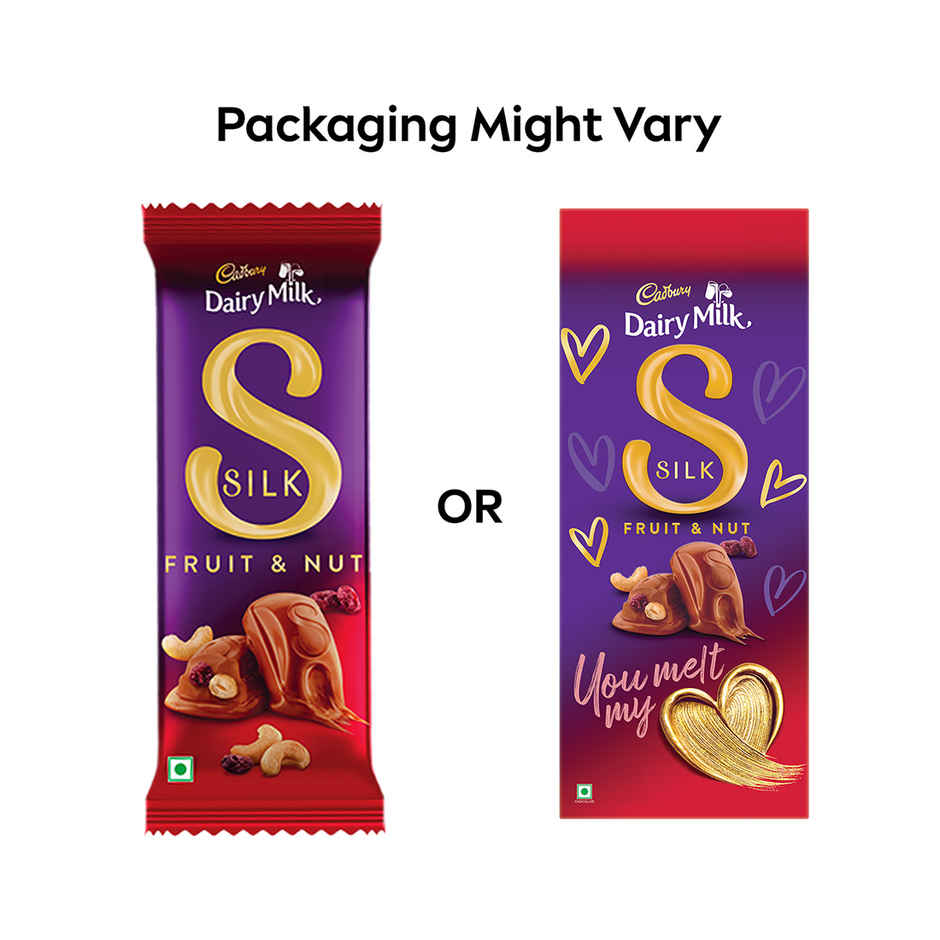 Cadbury Dairy Milk Silk Fruit and Nut Chocolate Bar