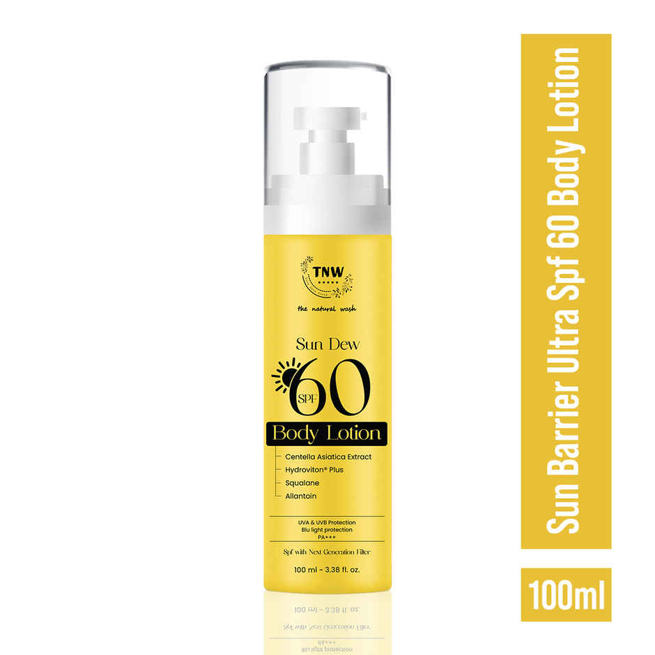 Sun Dew SPF 60 Body Lotion | PA+++ UVA/UVB & Blue Light Protection | Centella & Squalane