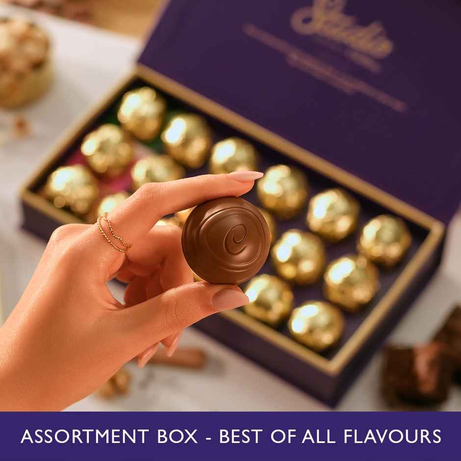 Cadbury Studio Signature Pralines, Assorted Flavours Chocolate Gift Pack