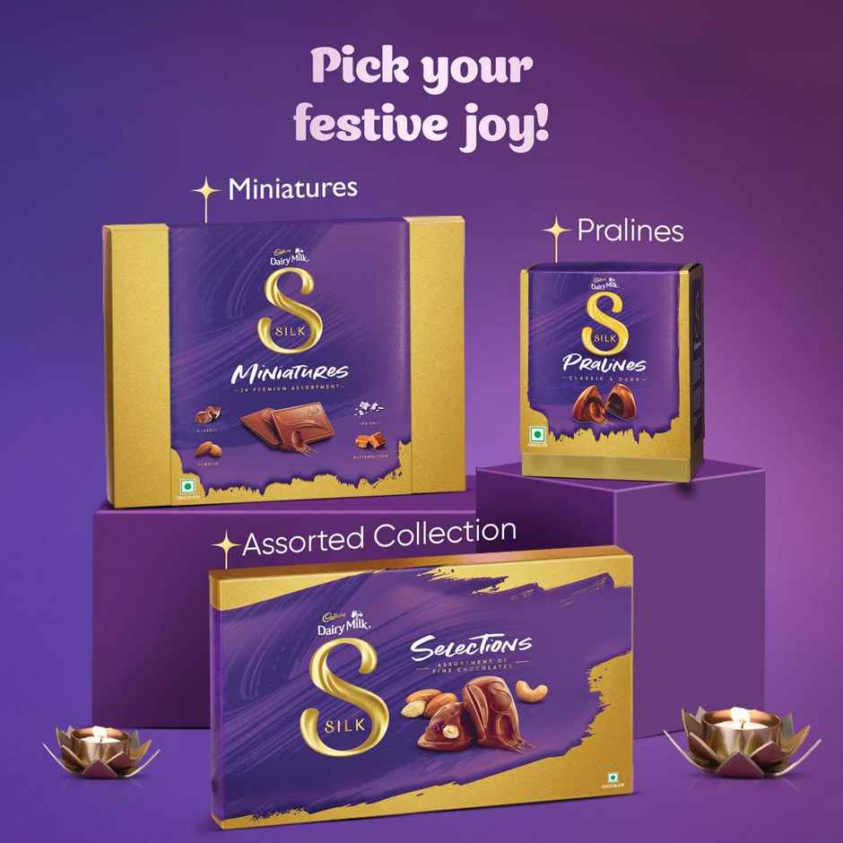 Cadbury Dairy Milk Silk Miniatures Premium Assorted Chocolate