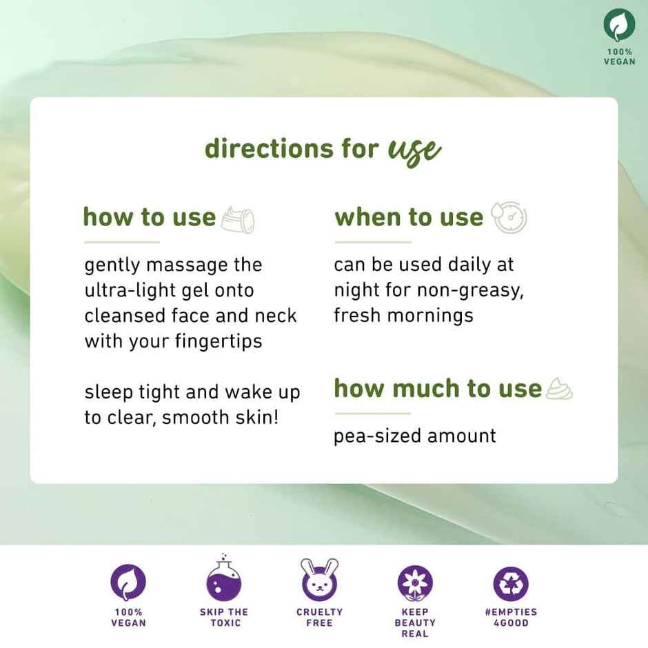 Plum Green Tea Renewed Clarity Night Gel