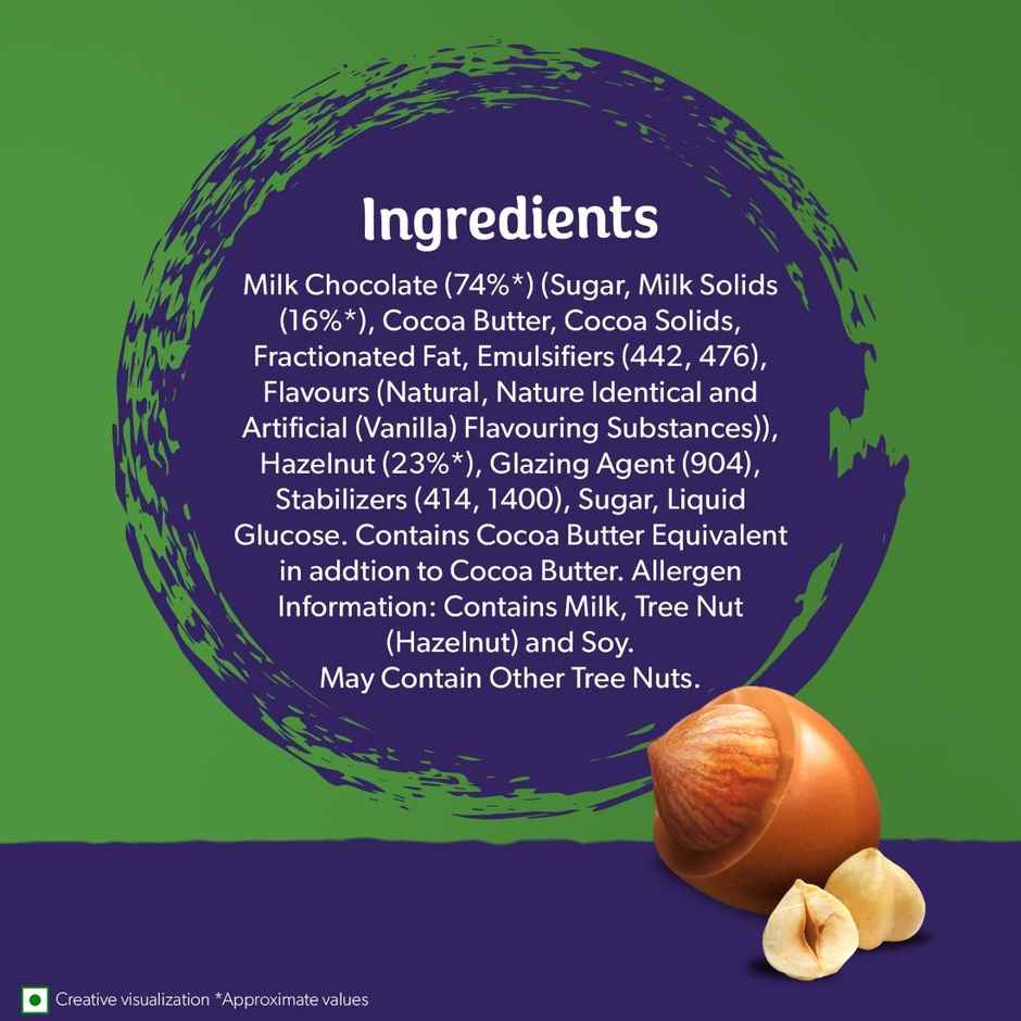 Cadbury Dairy Milk Bites- Almonds(40gms) & Cadbury Dairy Milk Bites- Hazelnut(40gms) Chocolate Combo