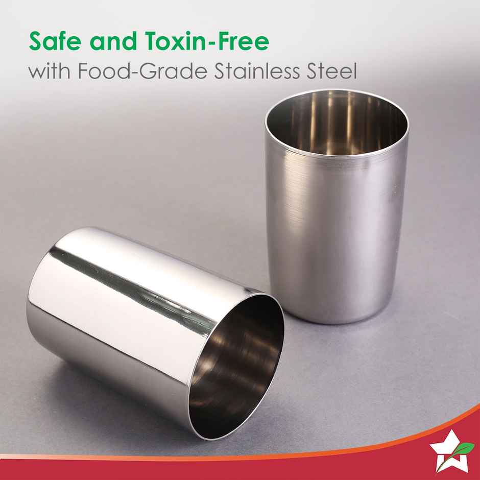 Wonderchef Venice Stainless Steel Glass Set Of 6