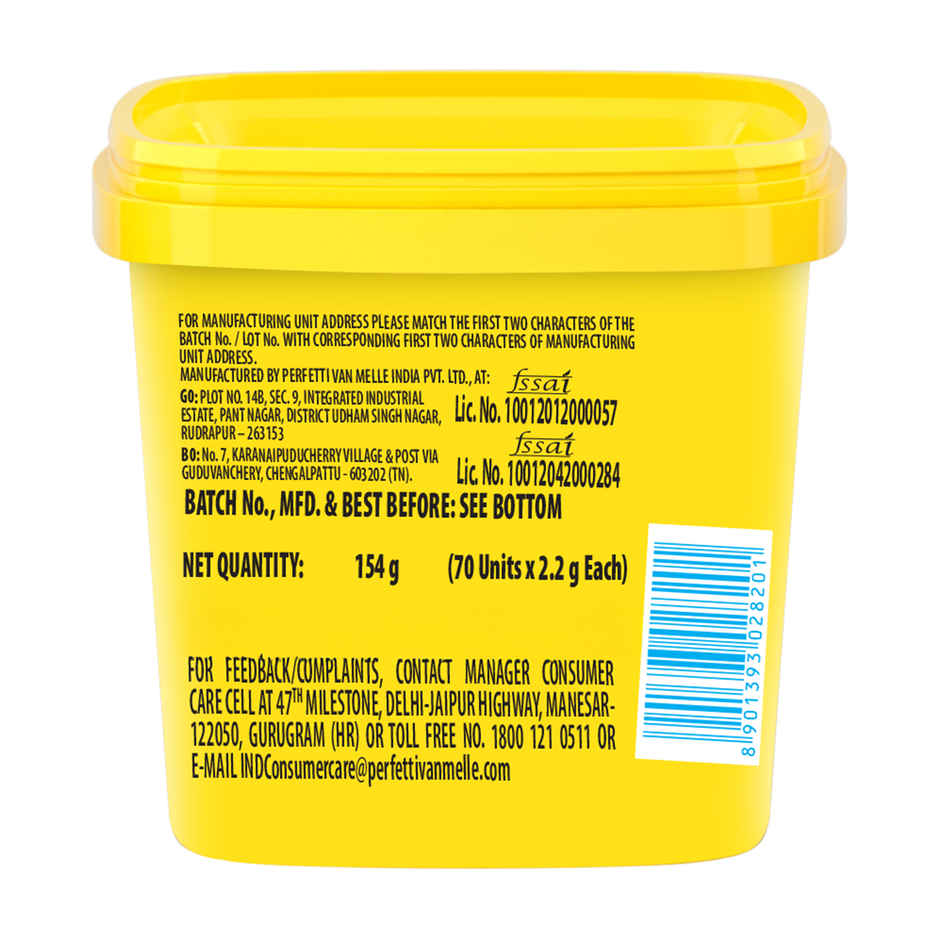 Chupa Chups Sour Bites Tub, Mix Fruit Flavour Soft Candy