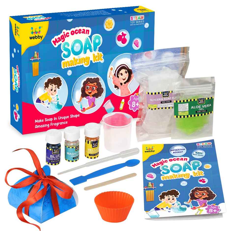 Webby DIY Soap Making Kit Educational & Learning Activity Kit for Boys & Girls