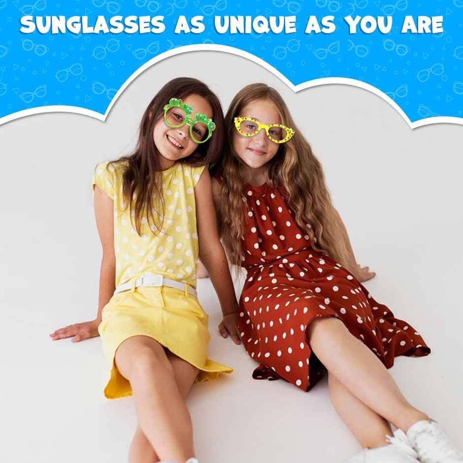 Wembley Kids Craft DIY Glasses Jewelry Making Kit 4 Sunglasses with Stone Stickers & Craft Tape