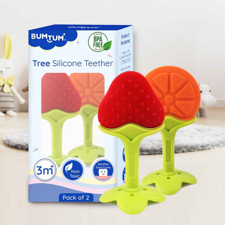 Bumtum Tree Shape Silicone Teether