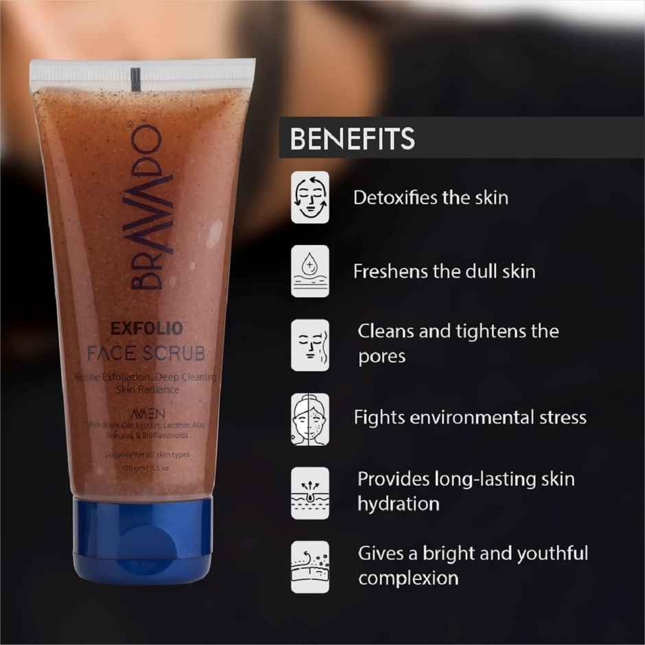 Bravado Exfolio Face Scrub