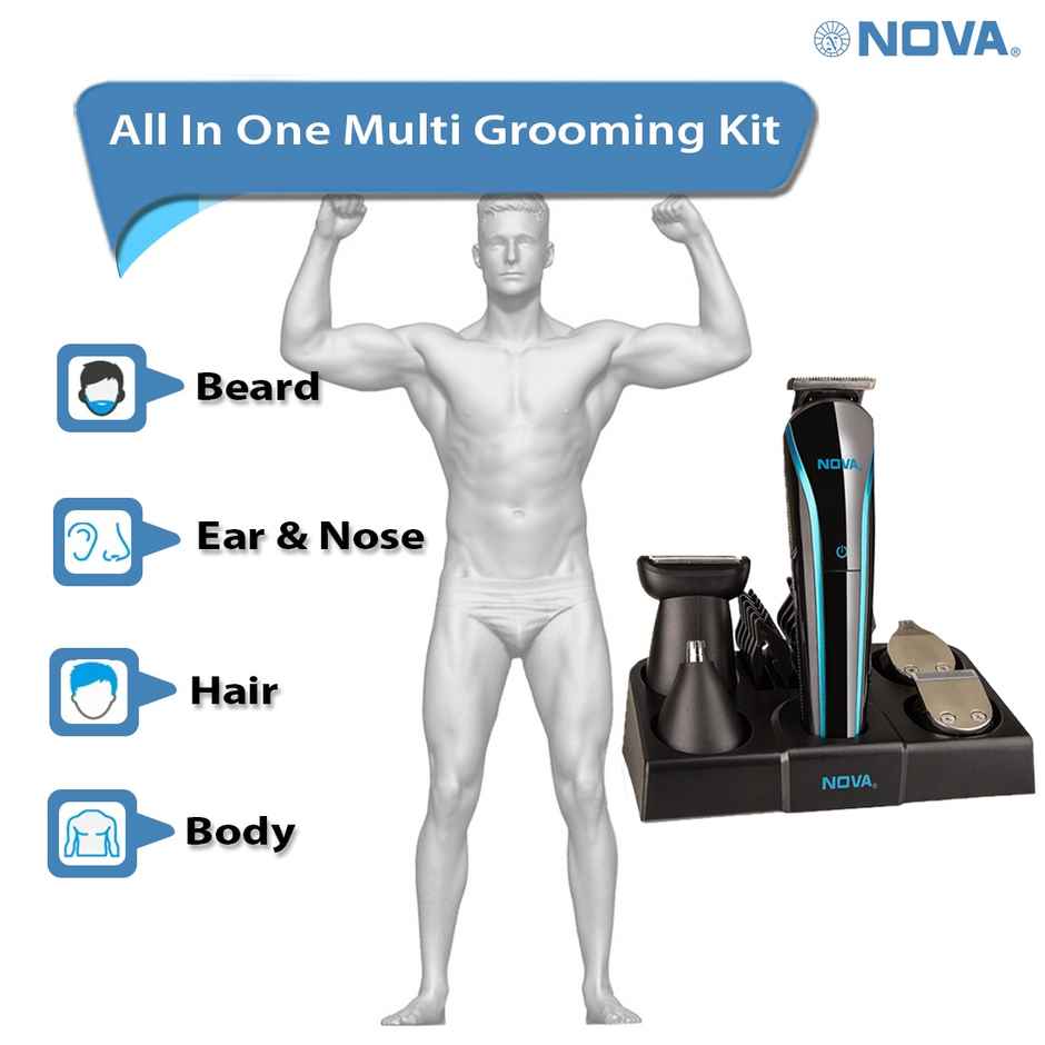 Nova Ng 1152 Usb Trimmer 60 Min Runtime 9 Length Settings (Black)