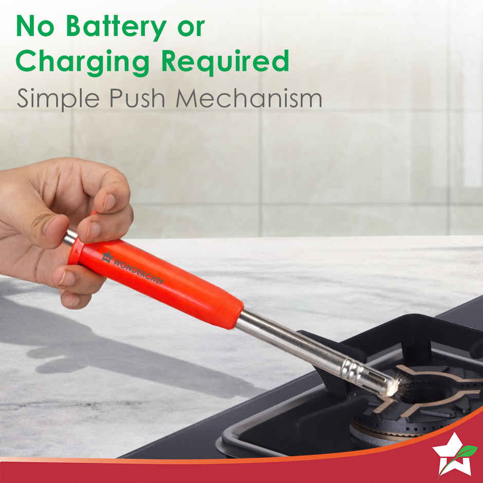 Wonderchef Stainless Steel Gas Stove Lighter