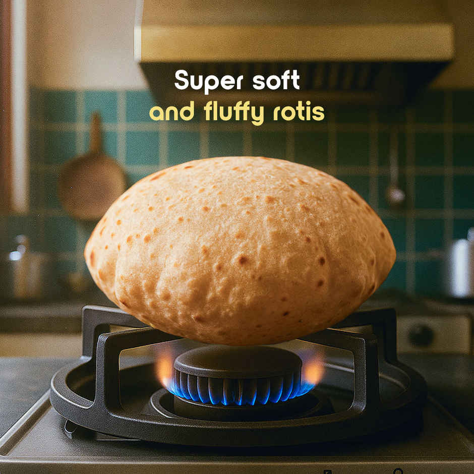 Fortune Premium MP Sharbati Atta | Upto 12 Hours Softness | Slow Chakki Process