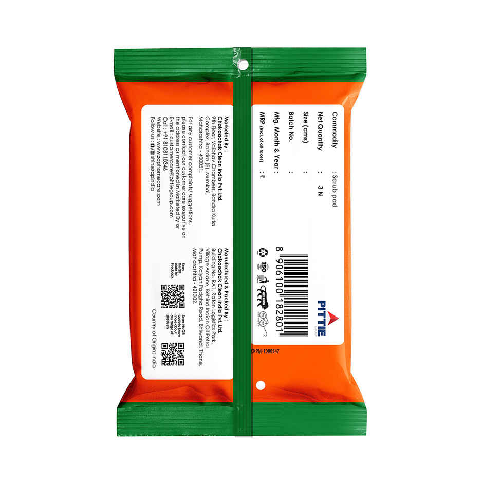 Super Scrub pad (Replacement to Steel Scrubber for Kitchen with fragnance)