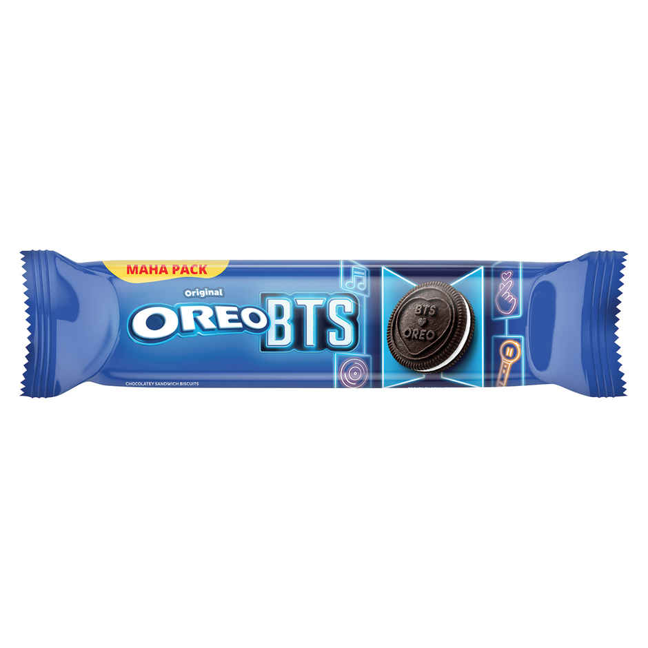 Cadbury Oreo BTS Vanilla Flavour Creme Sandwich Biscuit Mega Family Pack