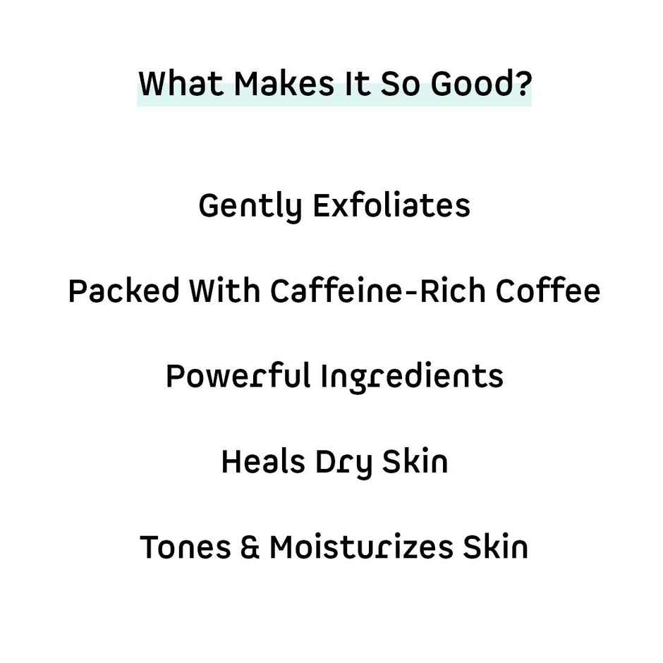 mCaffeine Coffee & Milk Moisturizing Face Scrub for Gentle Exfoliation