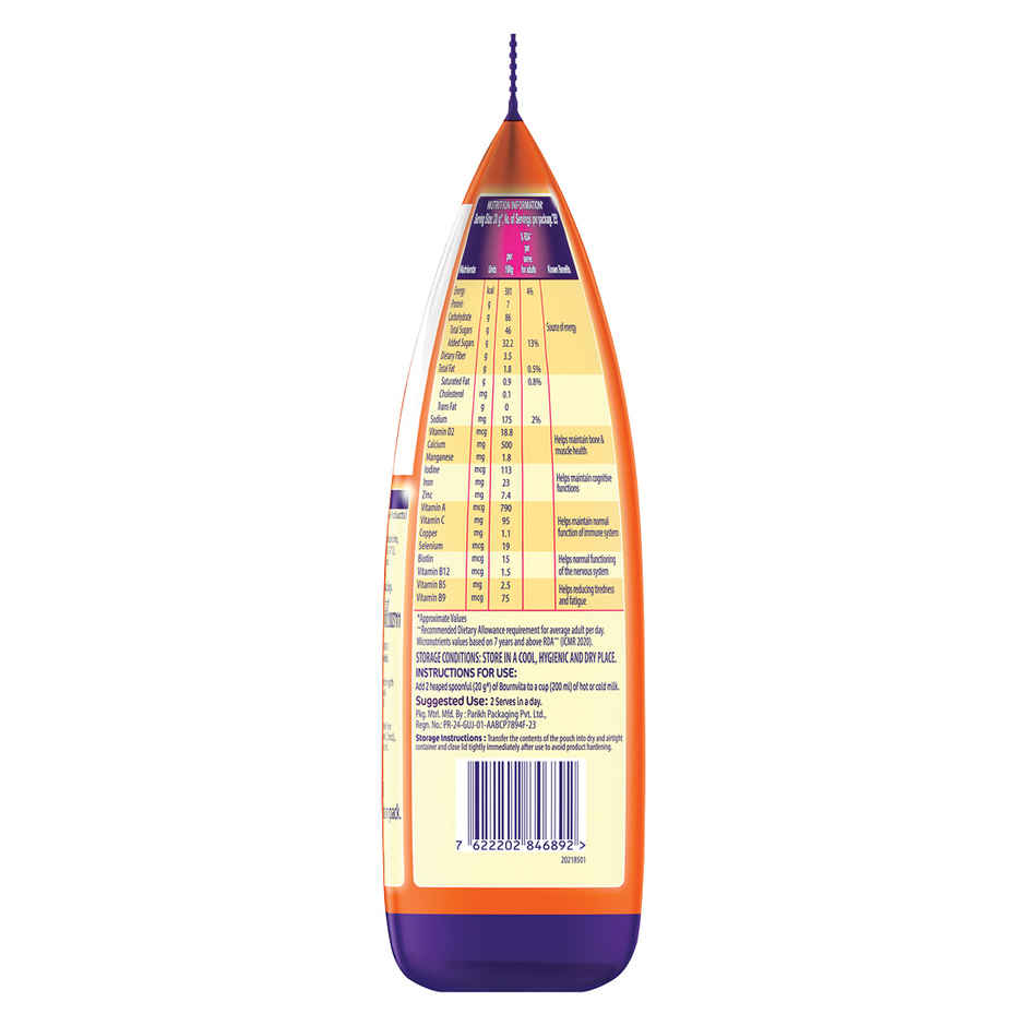Bournvita Chocolate | Cereal Based Drink Mix Pouch