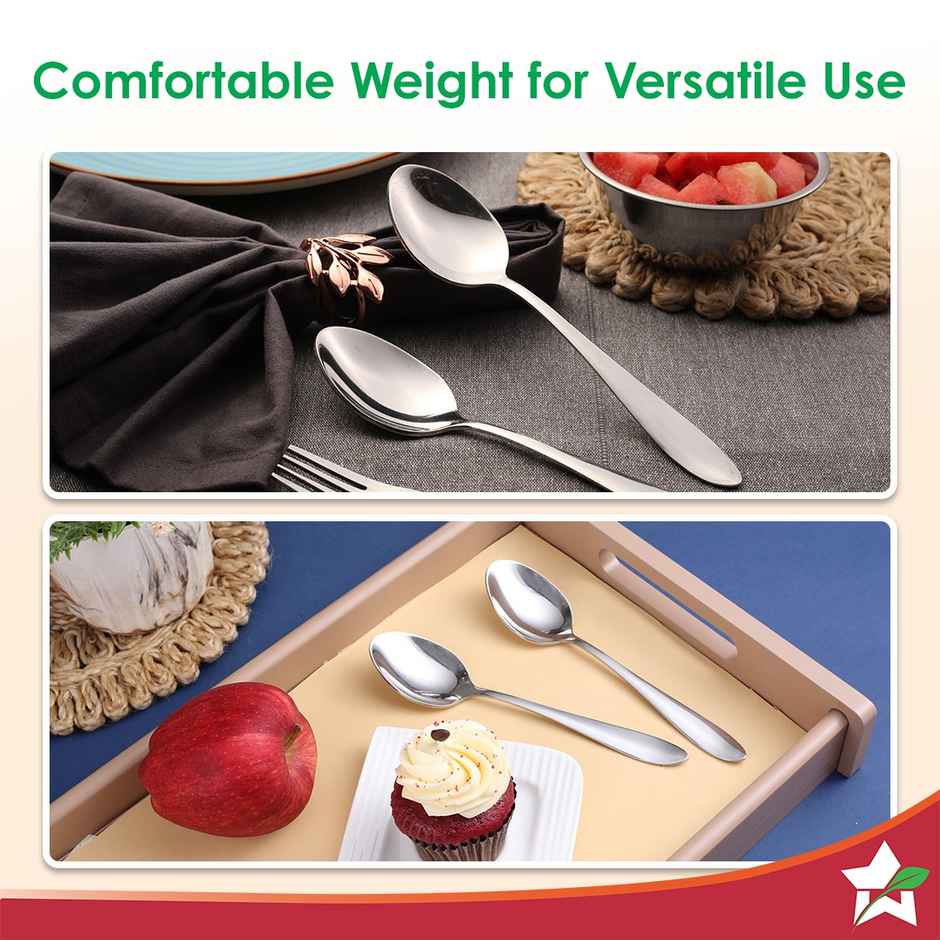 Wonderchef Venice Stainless Steel Regular Spoon | Set Of 6