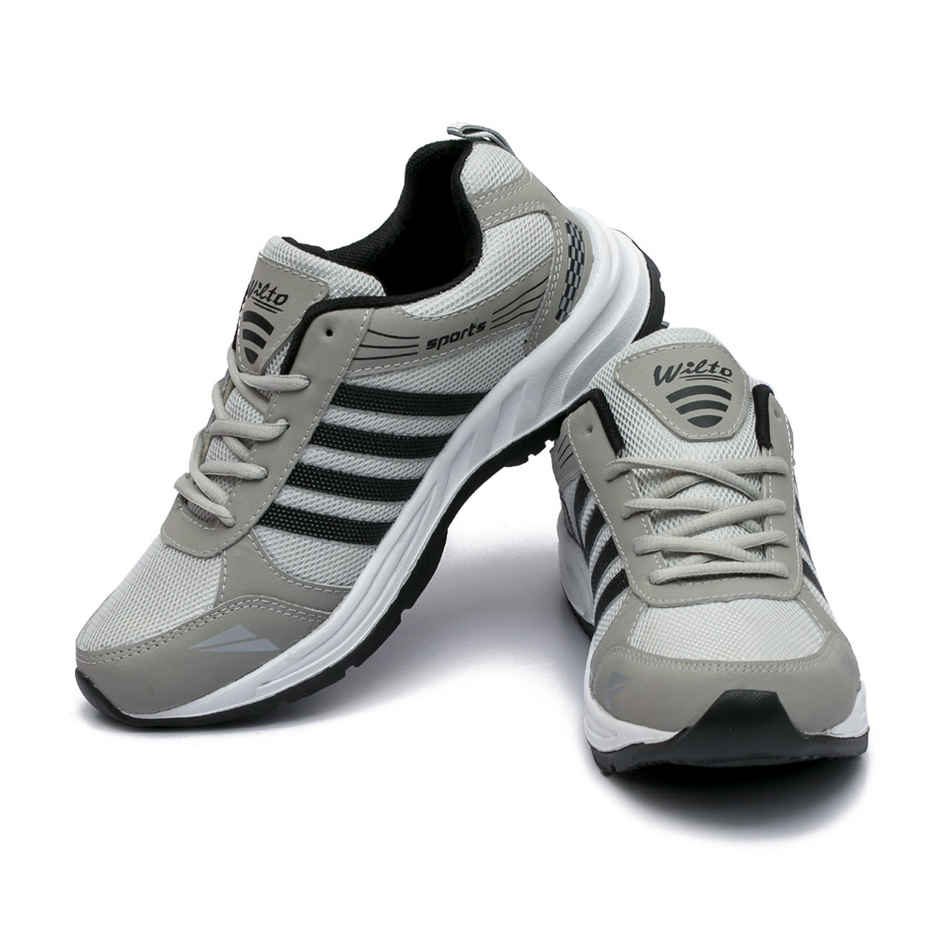 Asian Wndr-13 Men Sports Shoes Grey-Black (Size-8)