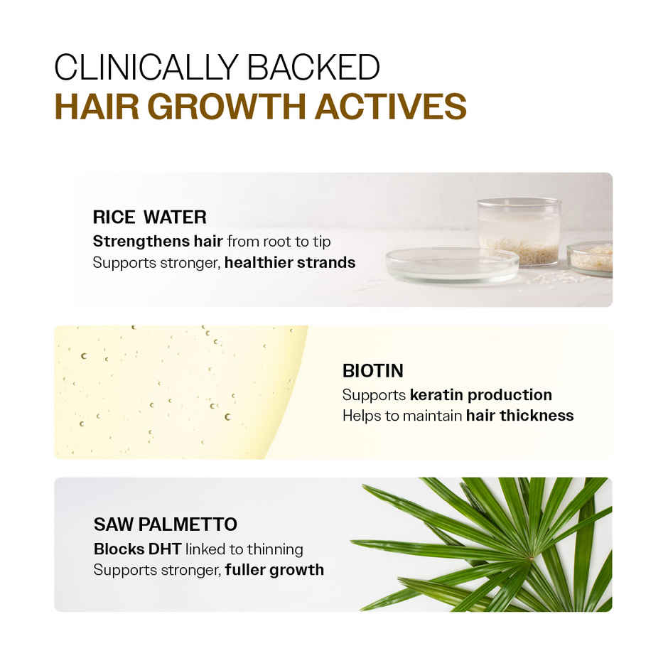 Bare Anatomy Advanced Hair Growth Serum Roll-On | Redensyl, Anagain, Rosemary, Rice Water