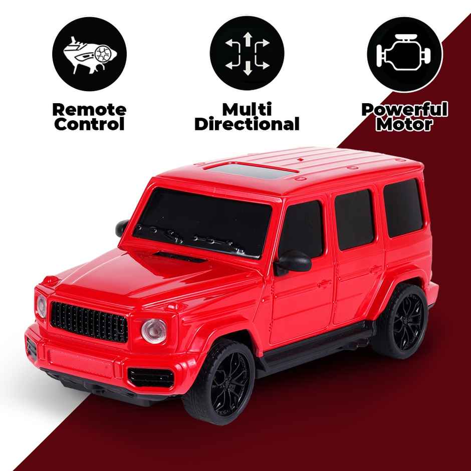 Wembley G Wagon RC Car High Speed Remote Control Car for Kids Rechargeable Car - Red