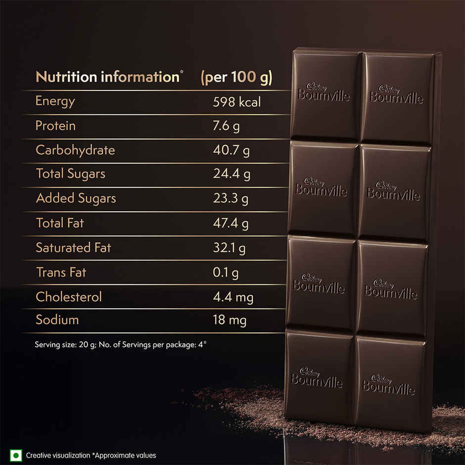 Cadbury Bournville Rich Cocoa 70% Dark Chocolate Bar