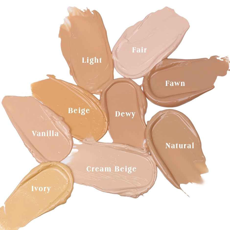 Mattlook High Coverage Waterproof & Oil Free Matte Face Foundation SPF 25 | Highly Pigmented | Fair 1