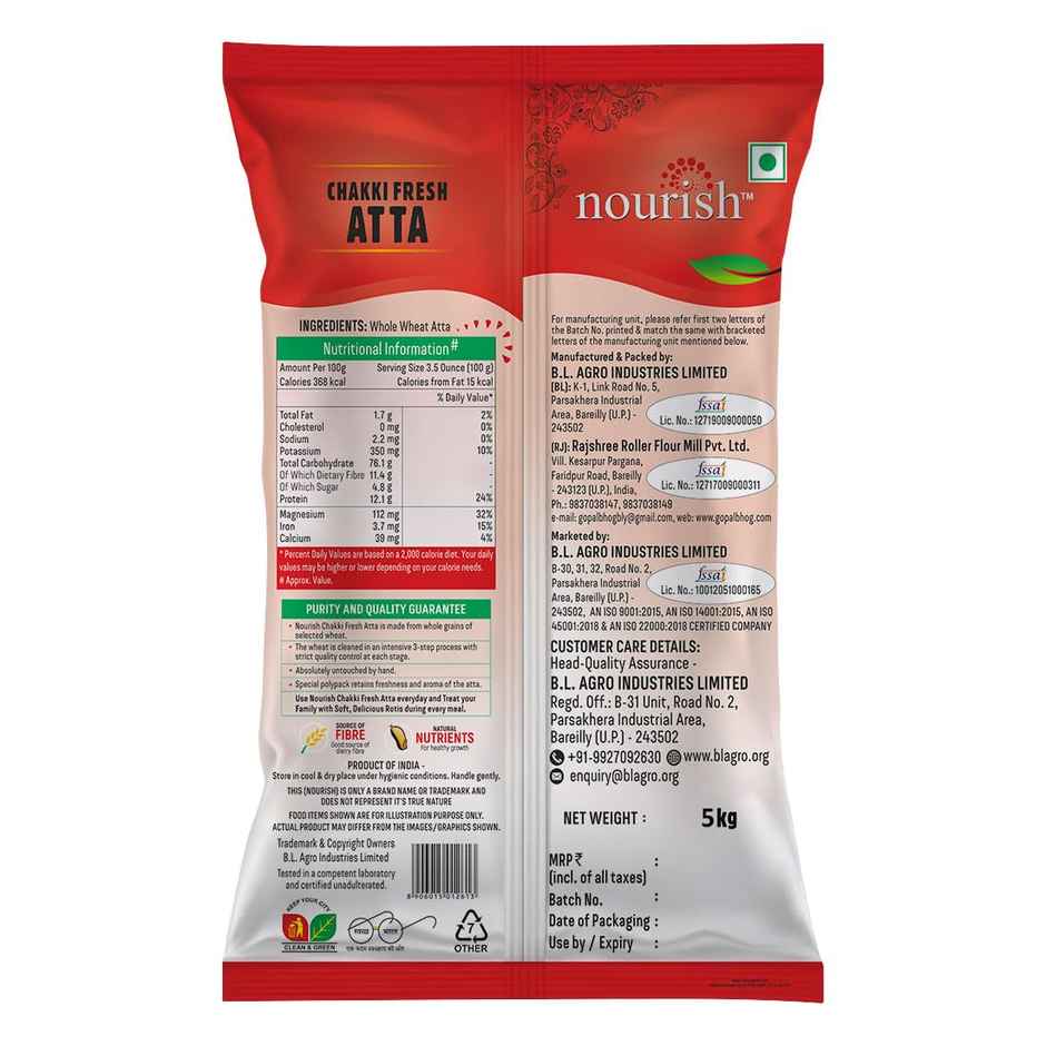 Nourish Chakki Fresh Atta | Red