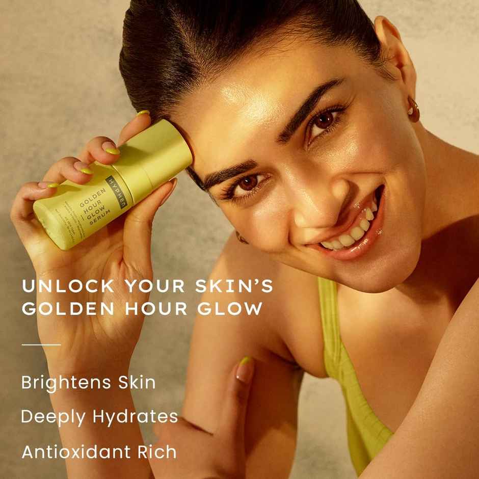 Hyphen Golden Hour Glow Face Serum with Niacinamide, Alpha Arbutin