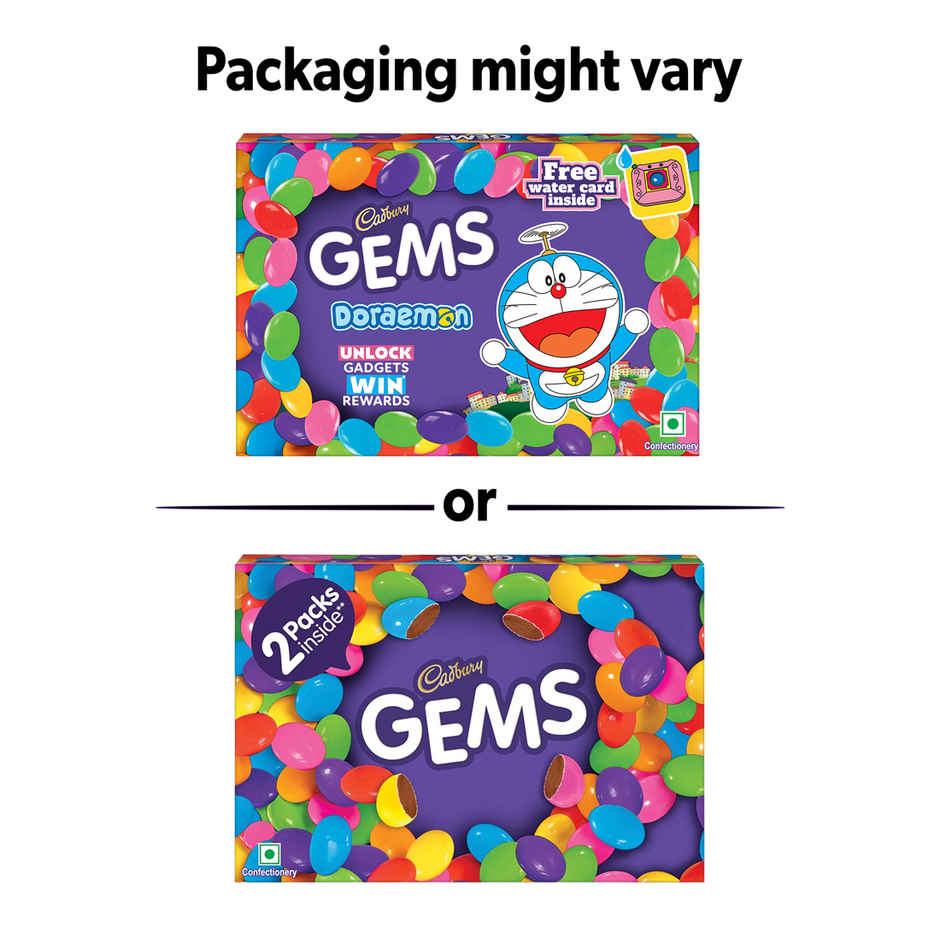 Cadbury Gems Chocolate Duo Pack Combo  