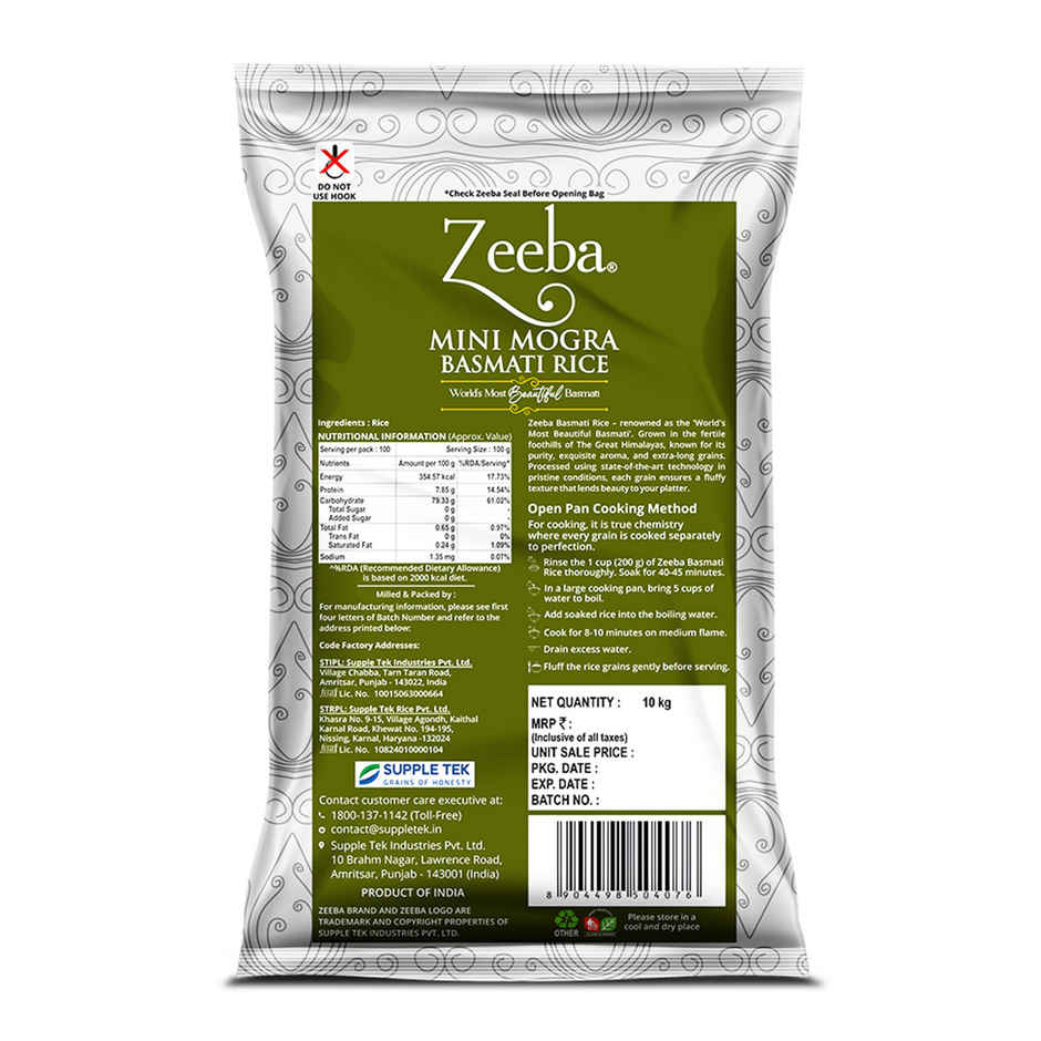 Zeeba Mini Mongra Basmati Rice