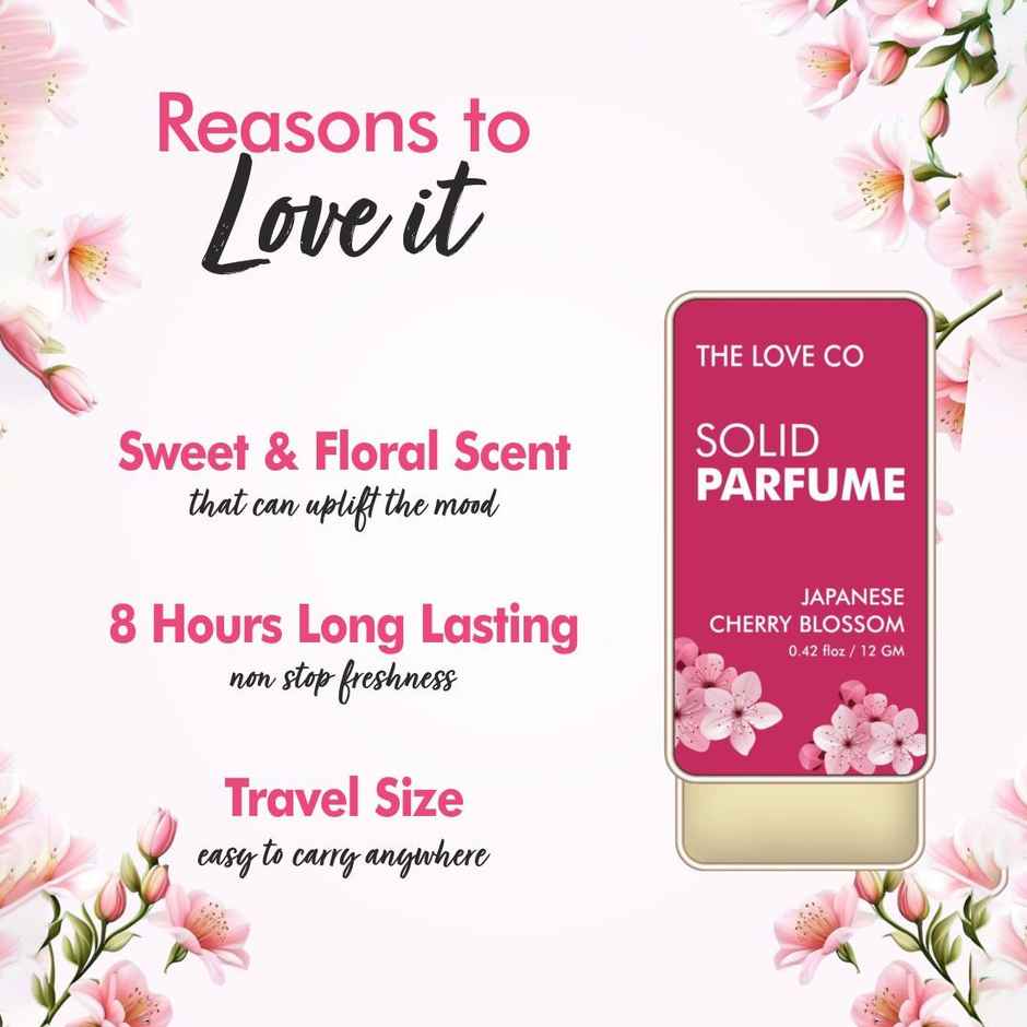 The Love Co. Japanese Cherry Blossom Solid Perfume