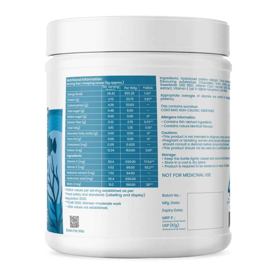 Dr. Morepen Marine Collagen Powder with Biotin Supports Healthy Skin