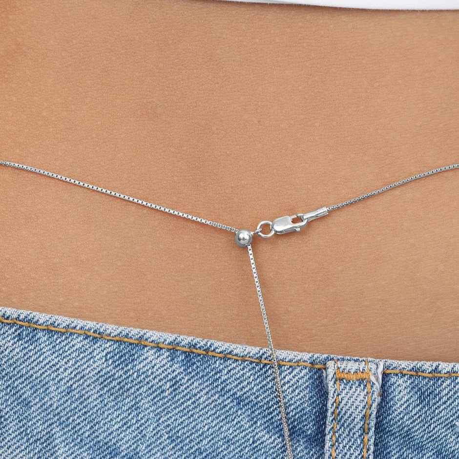 Zavya Rose Gold Plated 925 Sterling Silver Waist Chain