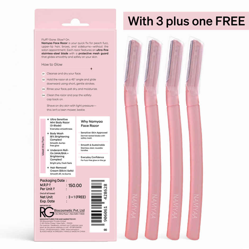 Namyaa Reusable Face Razor for Women