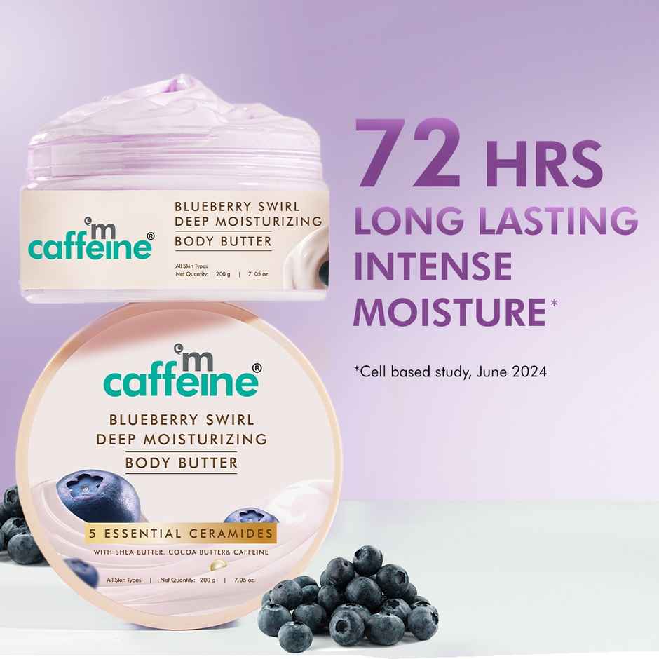mCaffeine Blueberry Swirl Deep Moisturizing Body Butter