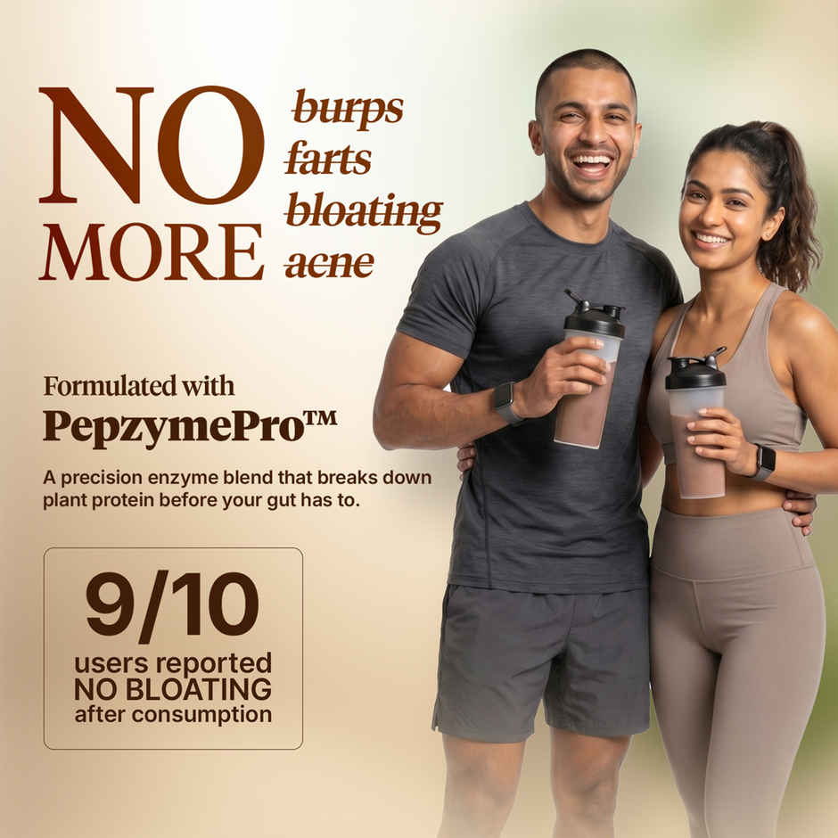 Fast&Up Plant Protein Rich Chocolate Single Serving Sachet | 26g Protein