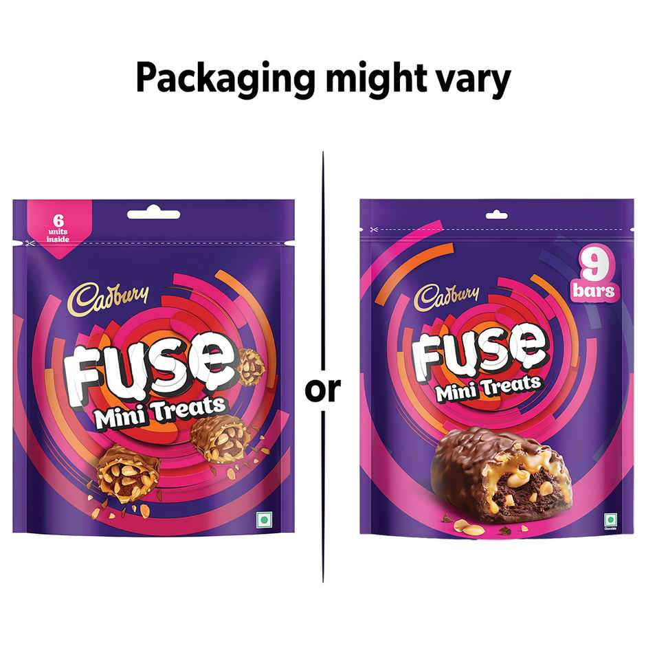 Cadbury Fuse Mini Treats Chocolate Pack Combo