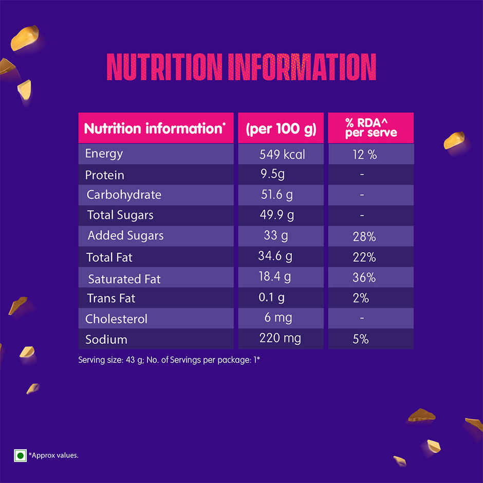 Cadbury Fuse Chocolate Bar | Chocolate & Crunch