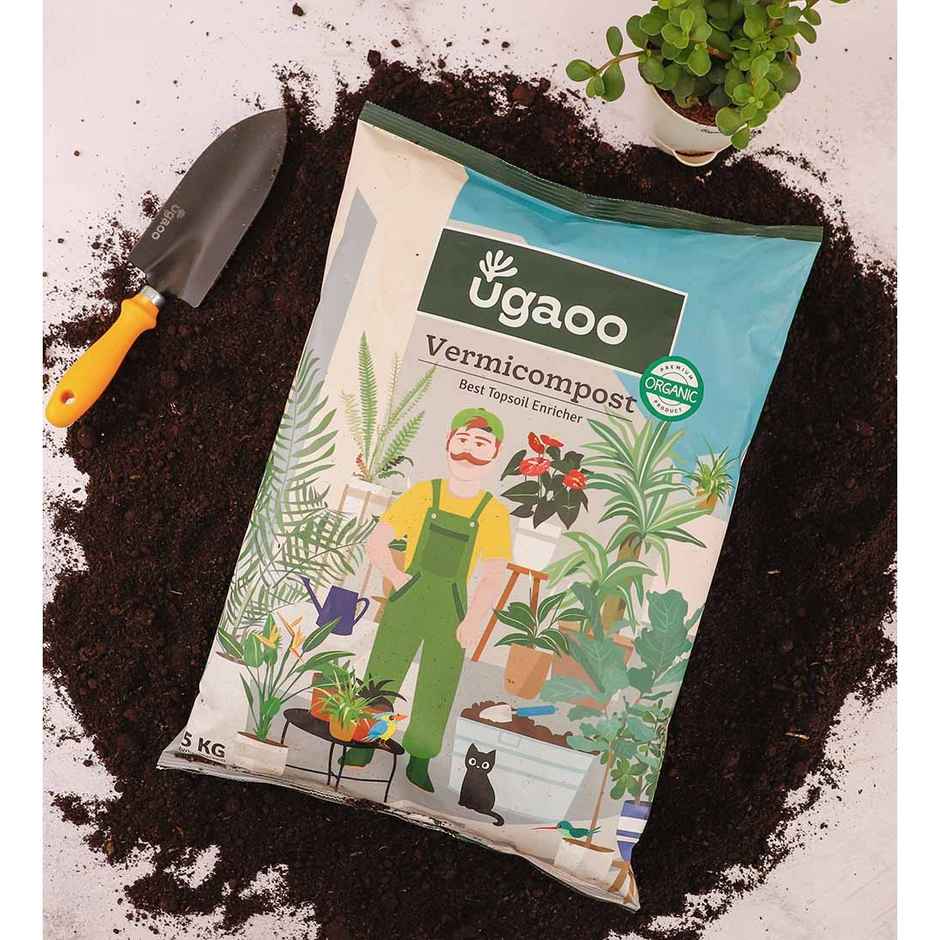 Ugaoo Vermicompost Fertiliser for Plants 5 Kg - Gardening Accessories