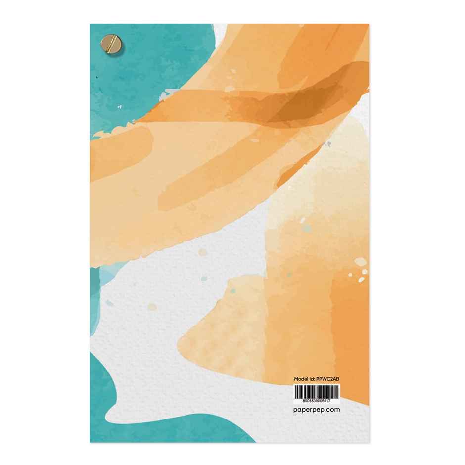 Paperpep Watercolour Pocket Art Book unruled 200Gsm (36 Sheets, 10.16 x 15.24 cm)