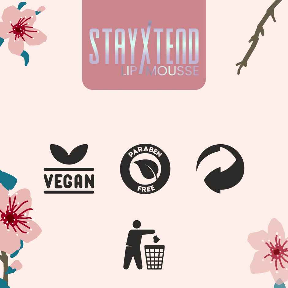 Mattlook Stayxtend Lip Mousse Enriched With Vitamin E & Non Sticky Formula | Shade 19
