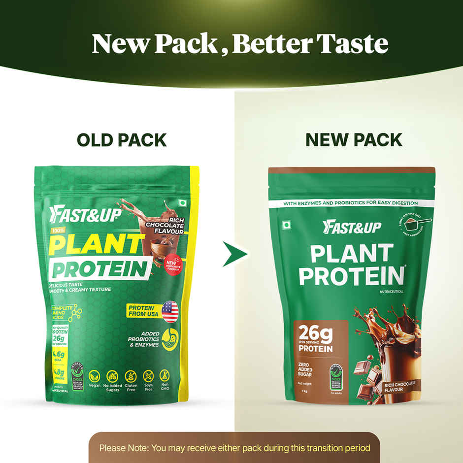Fast&up Plant Protein | Vegan Protein | Rich Chocolate Flavour