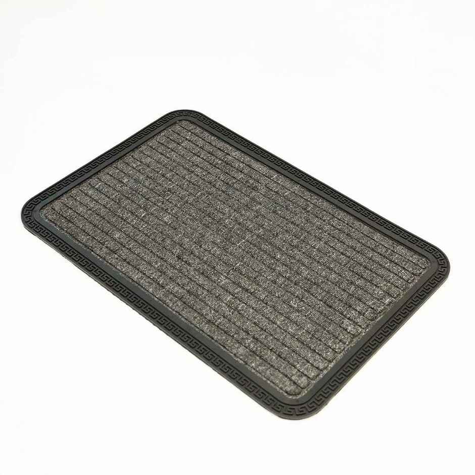 PrettyKrafts Anti-Slip Rectangular Doormat | 61 x 91 cm | Durable Polypropylene Floor Mat | Grey