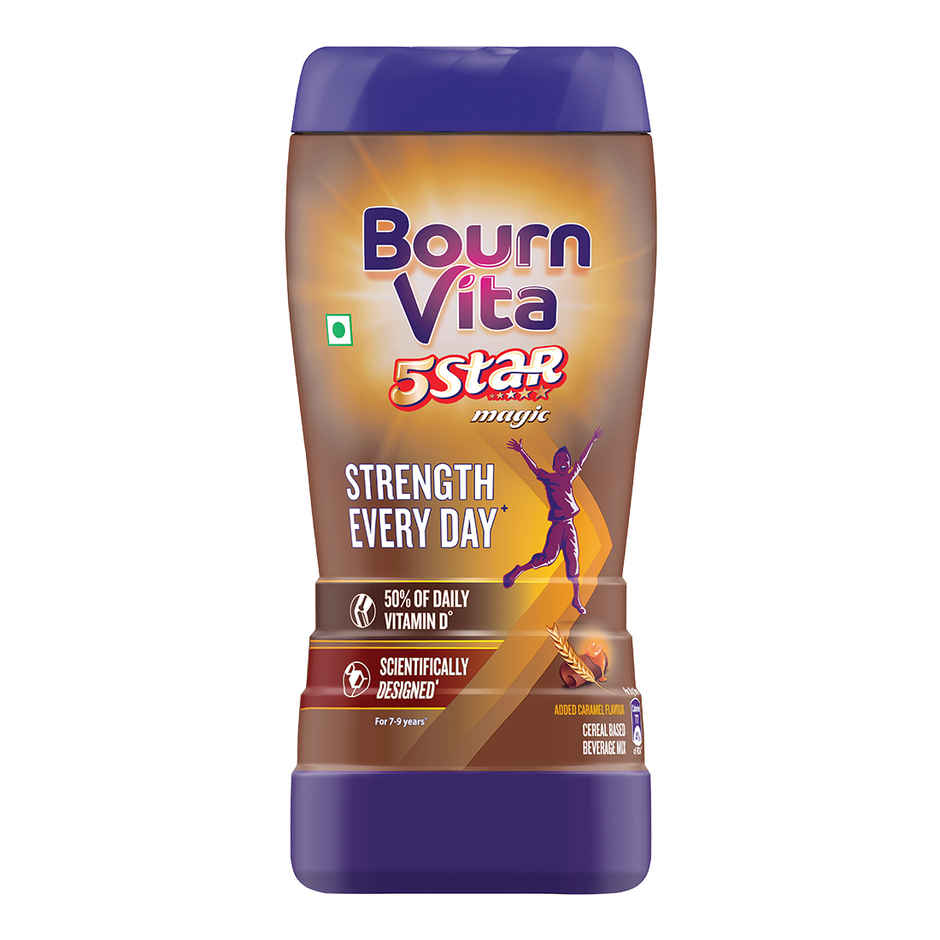 Bournvita 5 star Chocolate Drink Mix | For 5+ years Kids